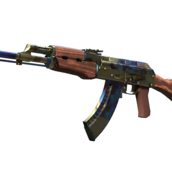 Souvenir AK-47 | Case Hardened (Well-Worn)