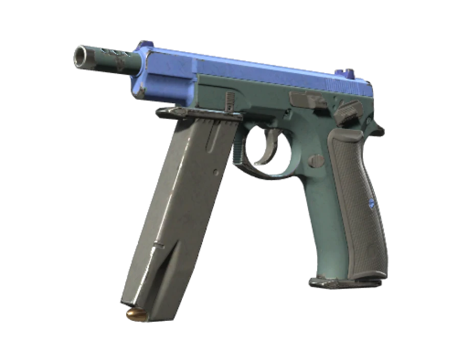 Souvenir CZ75-Auto | Indigo (Well-Worn) - Image 1