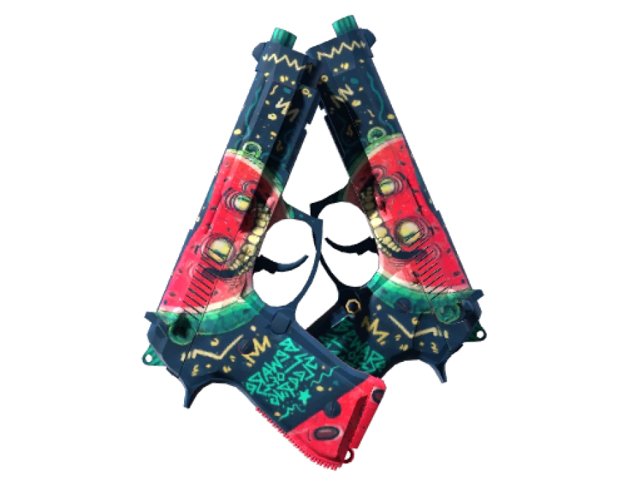 Souvenir Dual Berettas | Melondrama (Factory New) - Image 1
