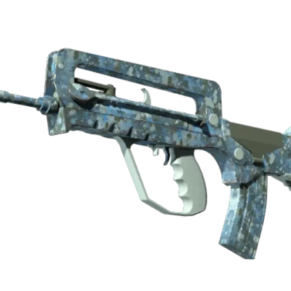 Souvenir FAMAS | Cyanospatter (Minimal Wear)