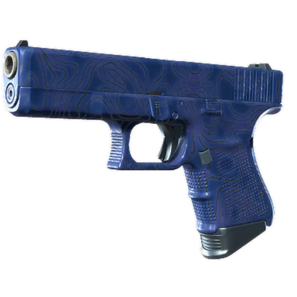 Souvenir Glock-18 | Ocean Topo (Minimal Wear)