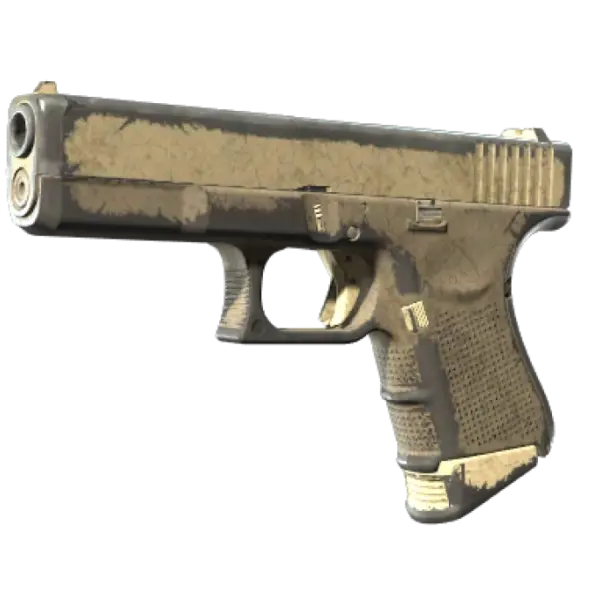 Souvenir Glock-18 | Sand Dune (Battle-Scarred)