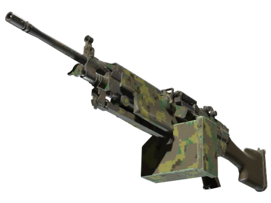 Souvenir M249 | Jungle DDPAT (Well-Worn) - Image 1