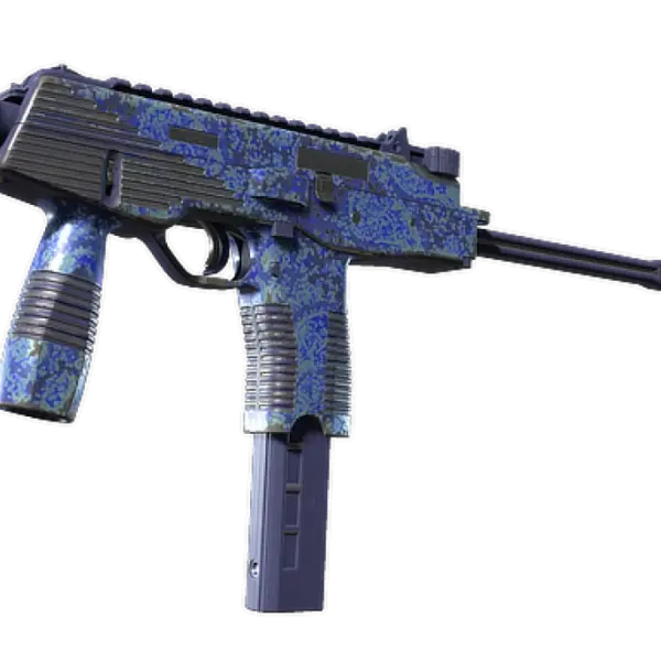 Souvenir MP9 | Cobalt Paisley (Well-Worn)
