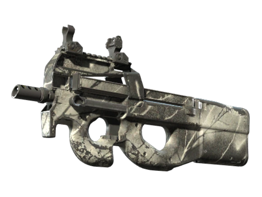 Souvenir P90 | Ash Wood (Well-Worn) - Image 1