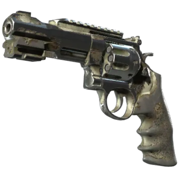 Souvenir R8 Revolver | Bone Mask (Battle-Scarred)