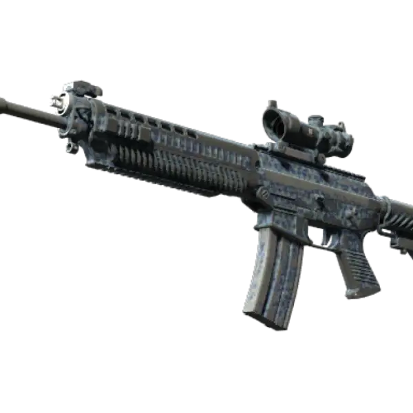 Souvenir SG 553 | Waves Perforated (Battle-Scarred)