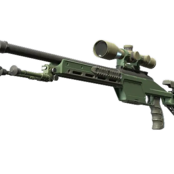 Souvenir SSG 08 | Green Ceramic (Minimal Wear)