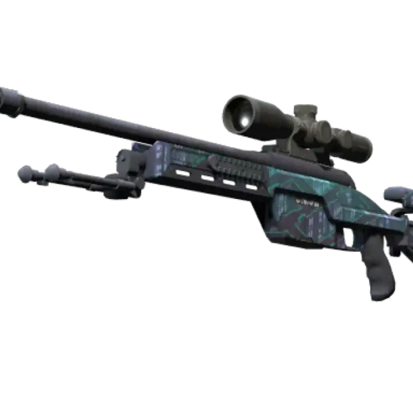 Souvenir SSG 08 | Mainframe 001 (Battle-Scarred)