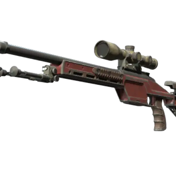 Souvenir SSG 08 | Red Stone (Battle-Scarred)
