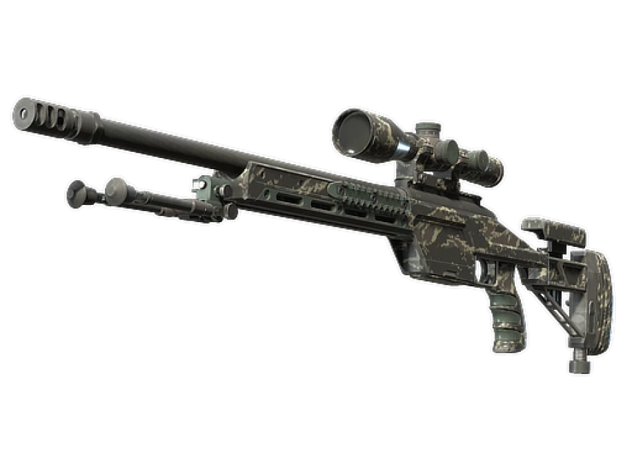 Souvenir SSG 08 | Tiger Tear (Well-Worn) - Image 1