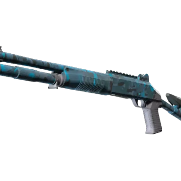 Souvenir XM1014 | VariCamo Blue (Minimal Wear)