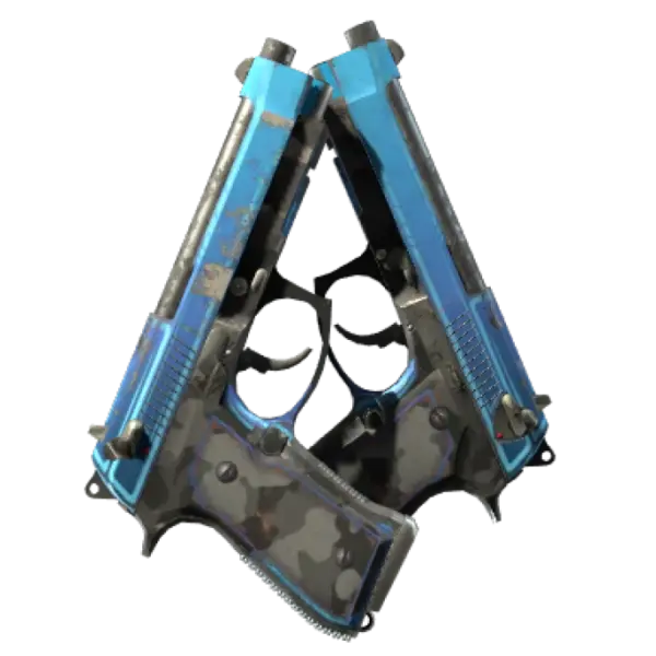 StatTrak™ Dual Berettas | Urban Shock (Field-Tested)