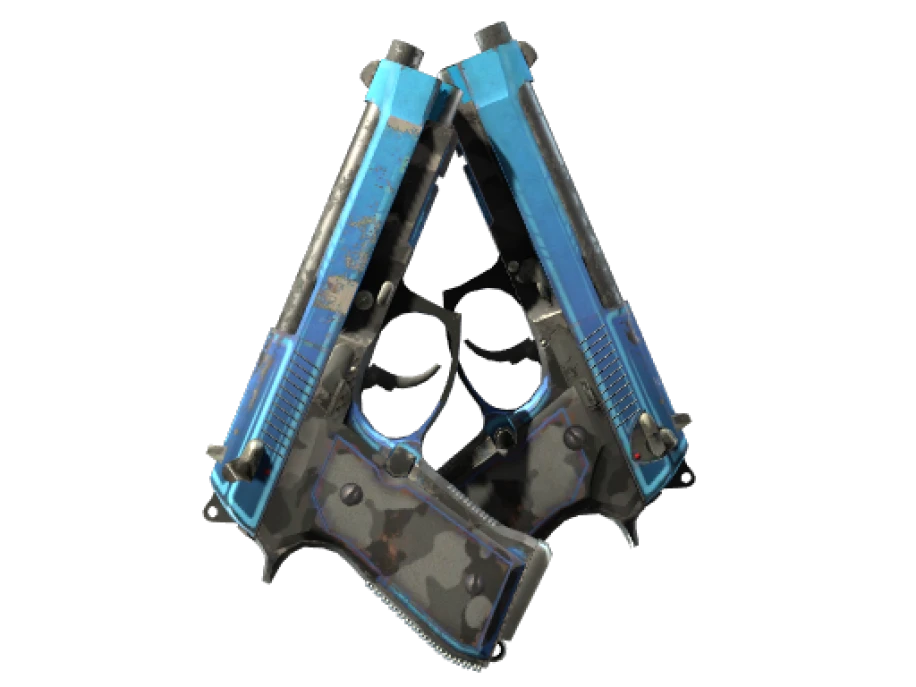 StatTrak™ Dual Berettas | Urban Shock (Field-Tested) - Image 1