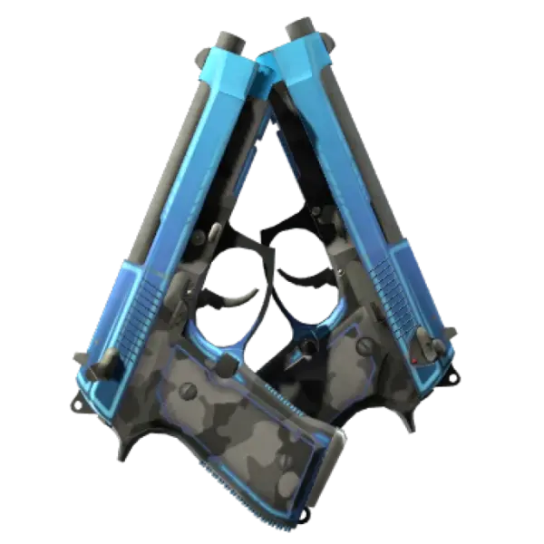 StatTrak™ Dual Berettas | Urban Shock (Minimal Wear)