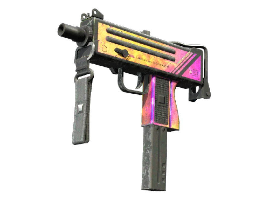 StatTrak™ MAC-10 | Disco Tech (Battle-Scarred) - Image 1