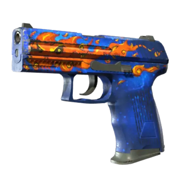 StatTrak™ P2000 | Fire Elemental (Battle-Scarred)