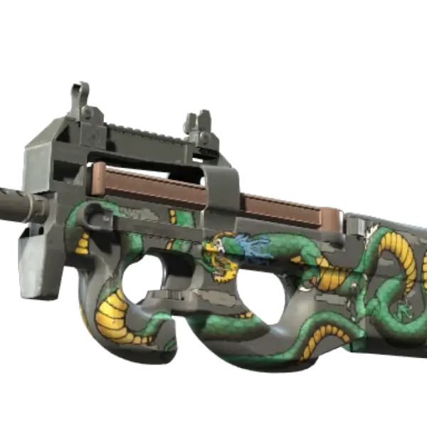 StatTrak™ P90 | Emerald Dragon (Factory New)