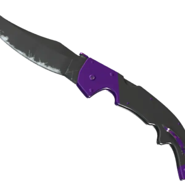 ★ Falchion Knife | Ultraviolet (Well-Worn)