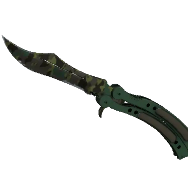 ★ StatTrak™ Butterfly Knife | Boreal Forest (Well-Worn)