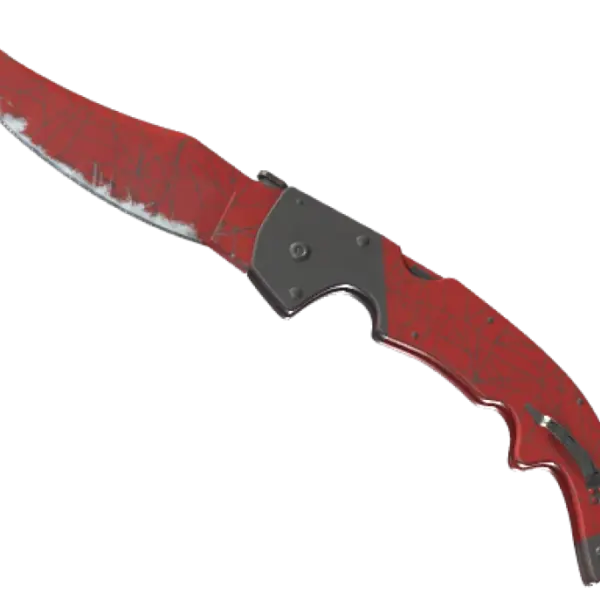 ★ StatTrak™ Falchion Knife | Crimson Web (Well-Worn)