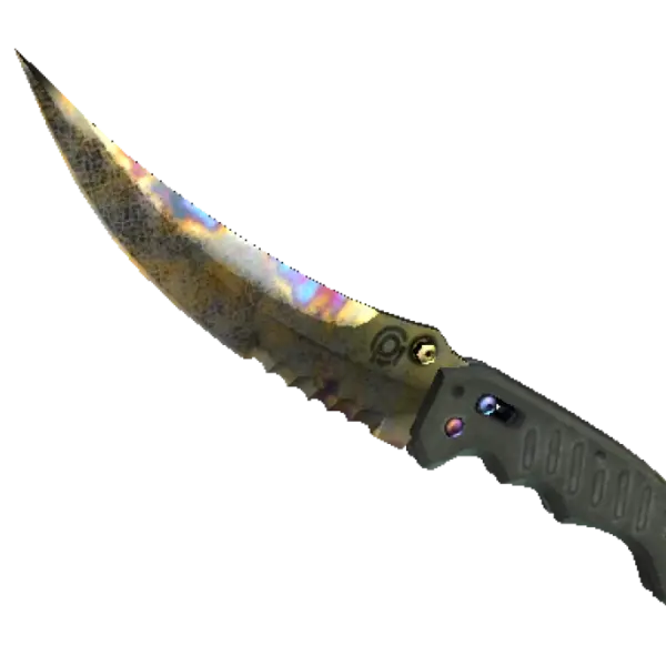 ★ StatTrak™ Flip Knife | Case Hardened (Well-Worn)