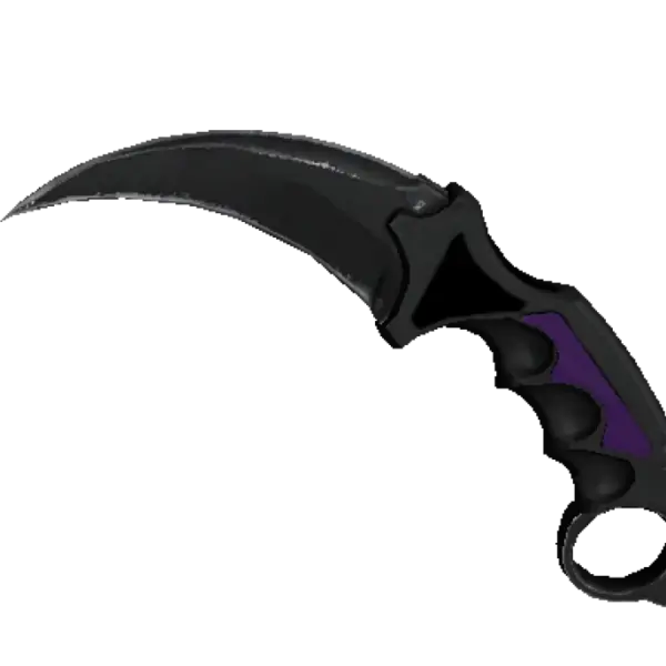 ★ StatTrak™ Karambit | Ultraviolet (Well-Worn)
