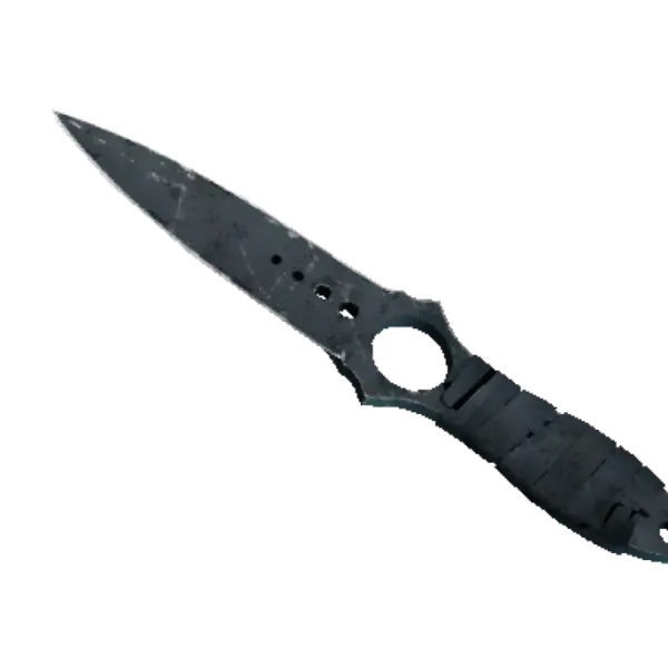 ★ StatTrak™ Skeleton Knife | Night Stripe (Battle-Scarred)