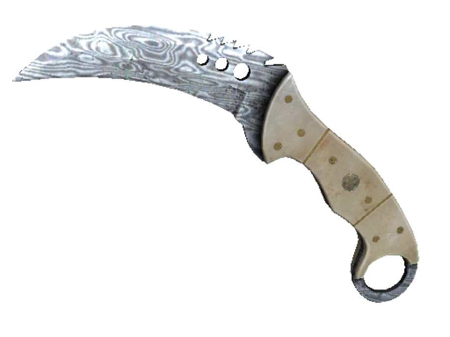 ★ StatTrak™ Talon Knife | Damascus Steel (Well-Worn) - Image 1