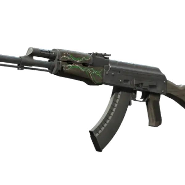 Souvenir AK-47 | Emerald Pinstripe (Battle-Scarred)