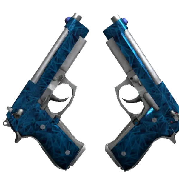Souvenir Dual Berettas | Cobalt Quartz (Factory New)