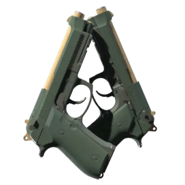 Souvenir Dual Berettas | Contractor (Well-Worn)