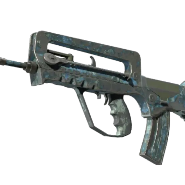 Souvenir FAMAS | Cyanospatter (Battle-Scarred)