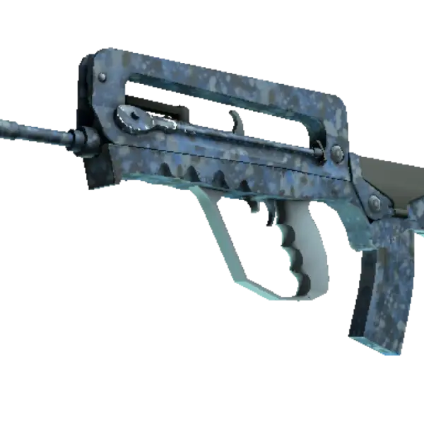 Souvenir FAMAS | Cyanospatter (Minimal Wear)
