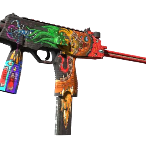 Souvenir MP9 | Food Chain (Well-Worn)