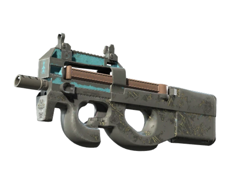 Souvenir P90 | Facility Negative (Battle-Scarred) - Image 1