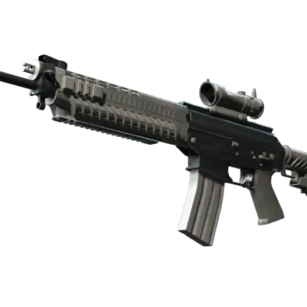 Souvenir SG 553 | Damascus Steel (Battle-Scarred)