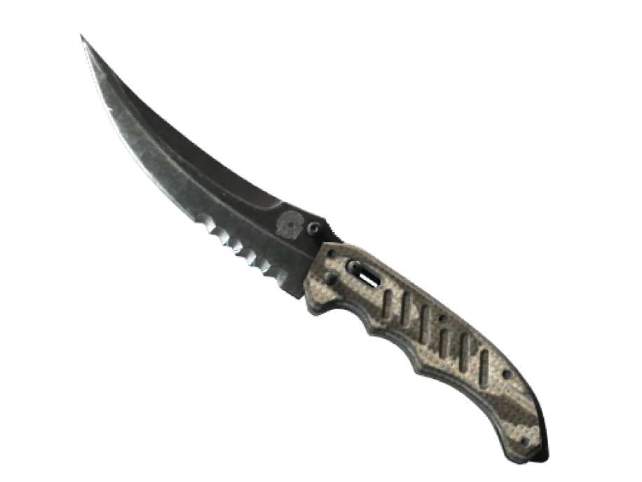 ★ StatTrak™ Flip Knife | Black Laminate (Factory New) - Image 1