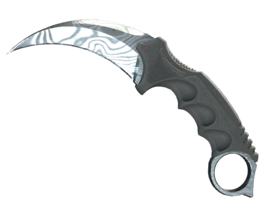 ★ StatTrak™ Karambit | Damascus Steel (Well-Worn) - Image 1