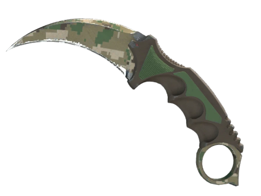 ★ StatTrak™ Karambit | Forest DDPAT (Well-Worn) - Image 1