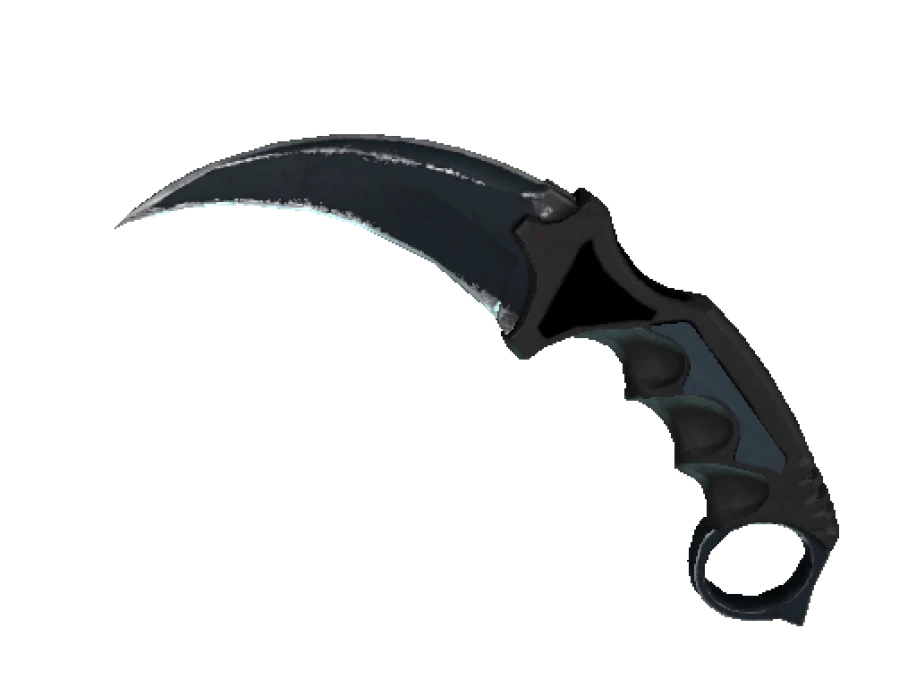 ★ StatTrak™ Karambit | Night (Well-Worn) - Image 1