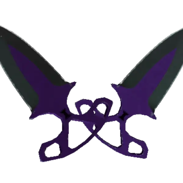 ★ StatTrak™ Shadow Daggers | Ultraviolet (Well-Worn)