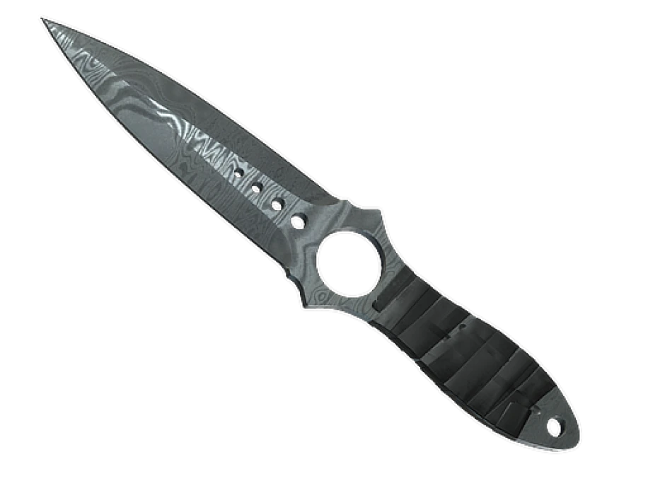 ★ StatTrak™ Skeleton Knife | Damascus Steel (Battle-Scarred) - Image 1