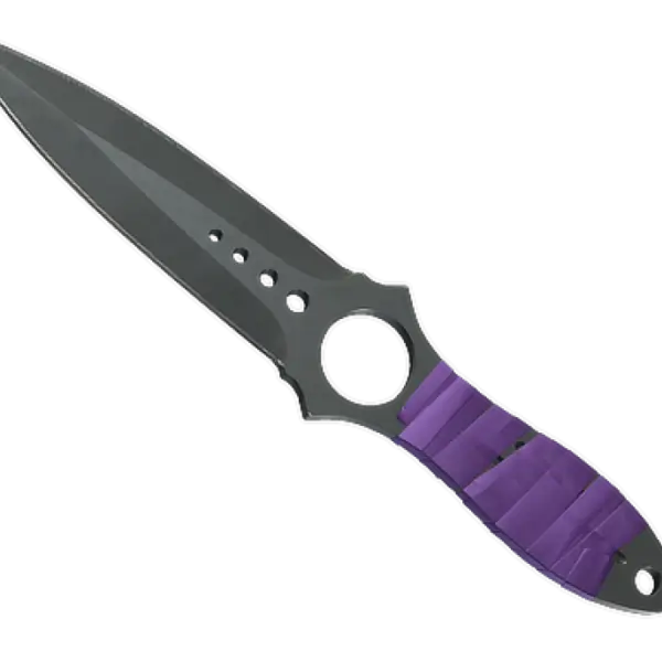 ★ StatTrak™ Skeleton Knife | Ultraviolet (Well-Worn)