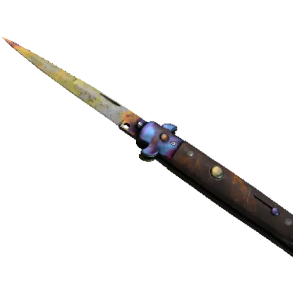 ★ StatTrak™ Stiletto Knife | Case Hardened (Well-Worn)