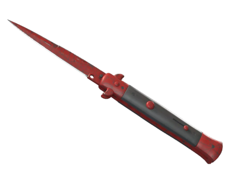 ★ StatTrak™ Stiletto Knife | Crimson Web (Field-Tested) - Image 1