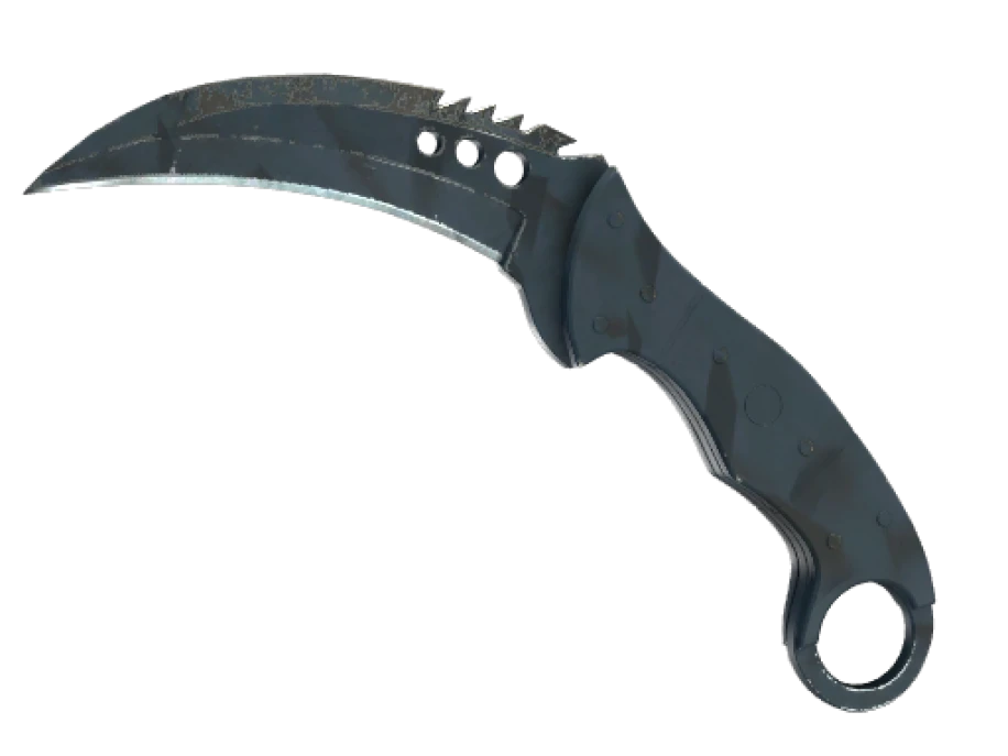 ★ StatTrak™ Talon Knife | Night Stripe (Well-Worn) - Image 1