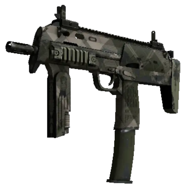 MP7 | Olive Plaid (Well-Worn)