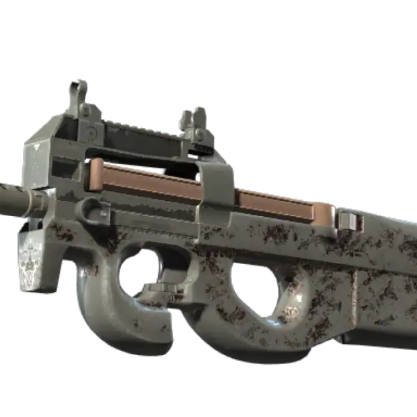 P90 | Baroque Red (Battle-Scarred)