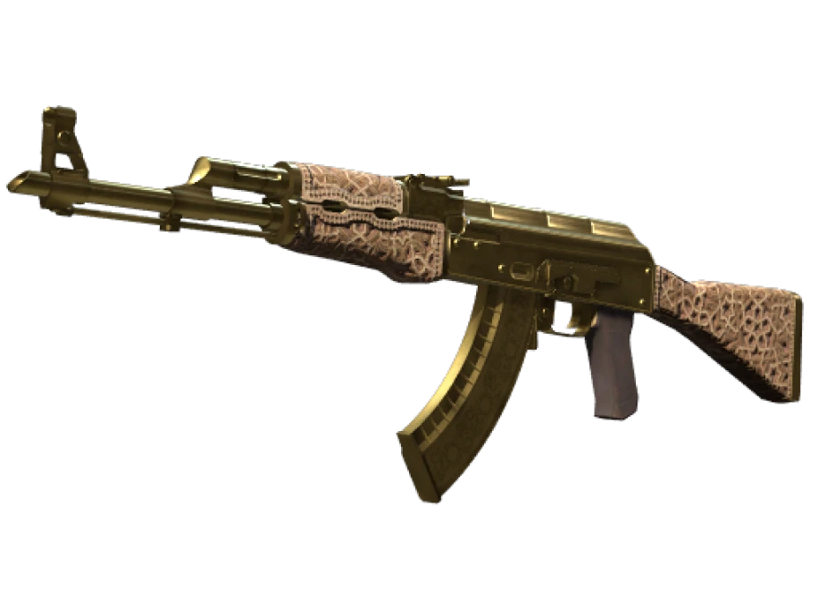Souvenir AK-47 | Gold Arabesque (Factory New) - Image 1